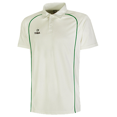 Club Shirt Short Sleeves - Green Piping